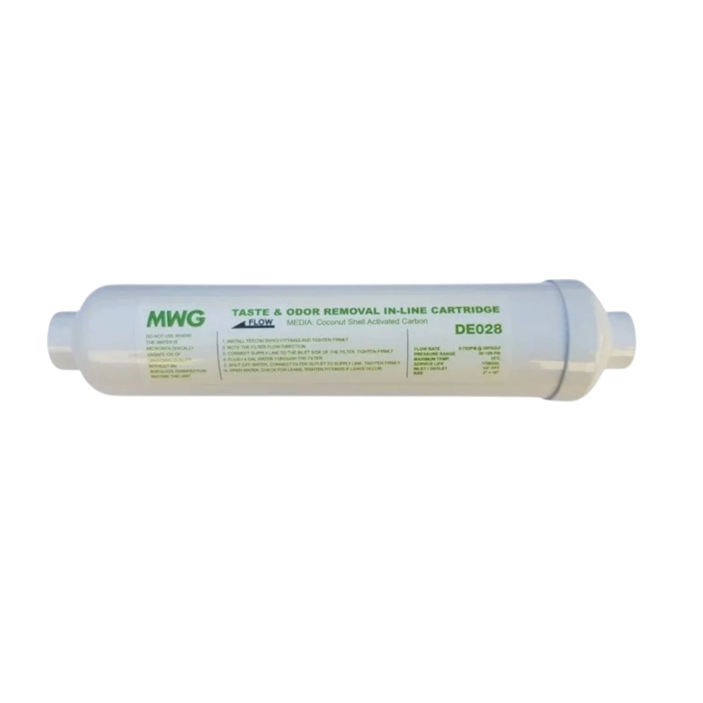 10″ – Taste and Odor Removal in-line Cartridge (ILF-DE028)