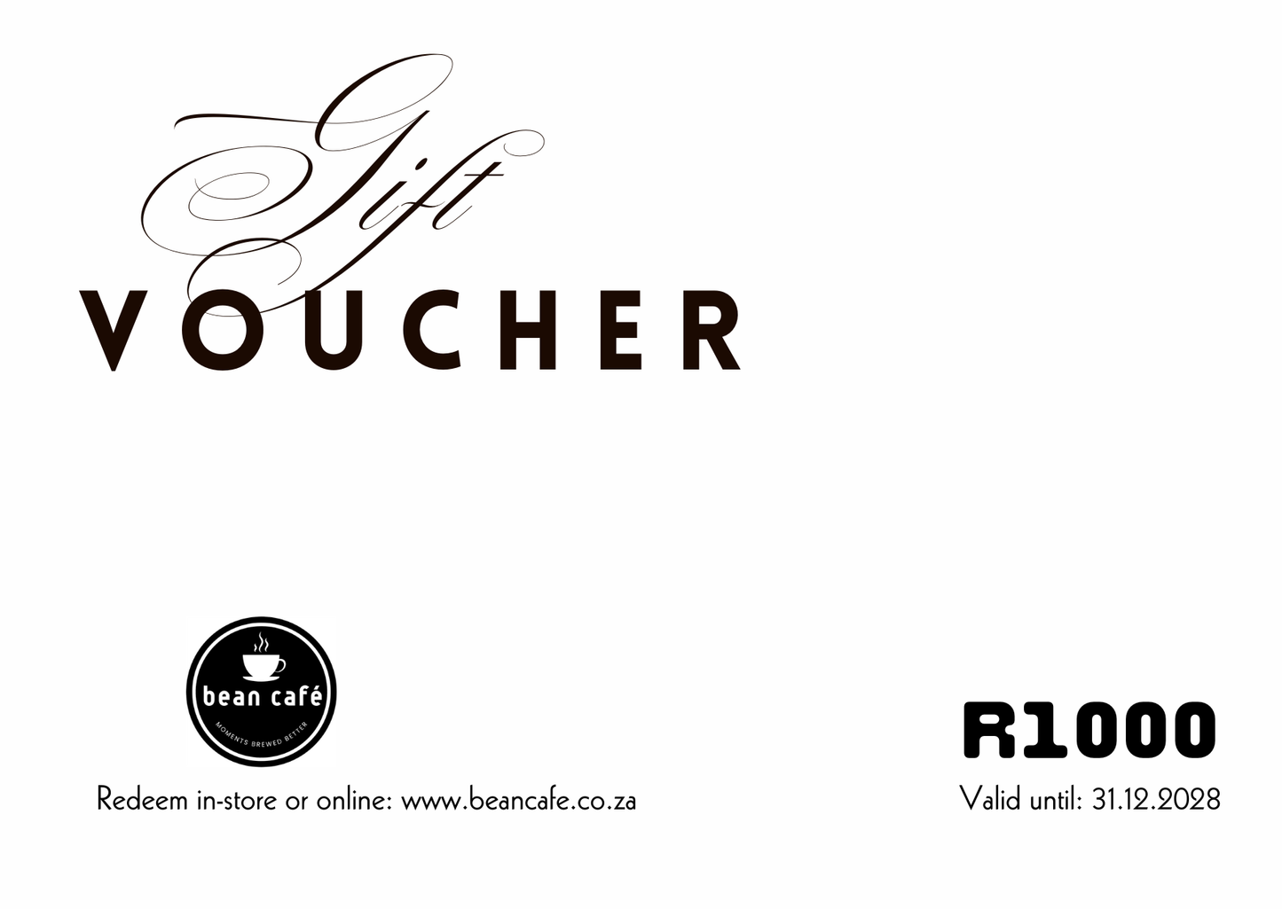 Bean Café Gift Card