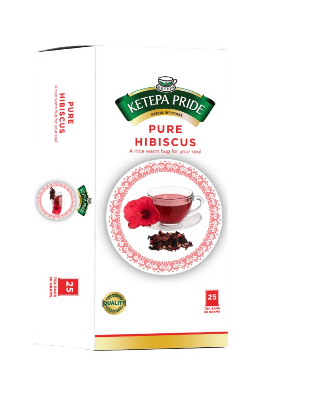 Ketepa Pride – Hibiscus Teabags - 25Pcs