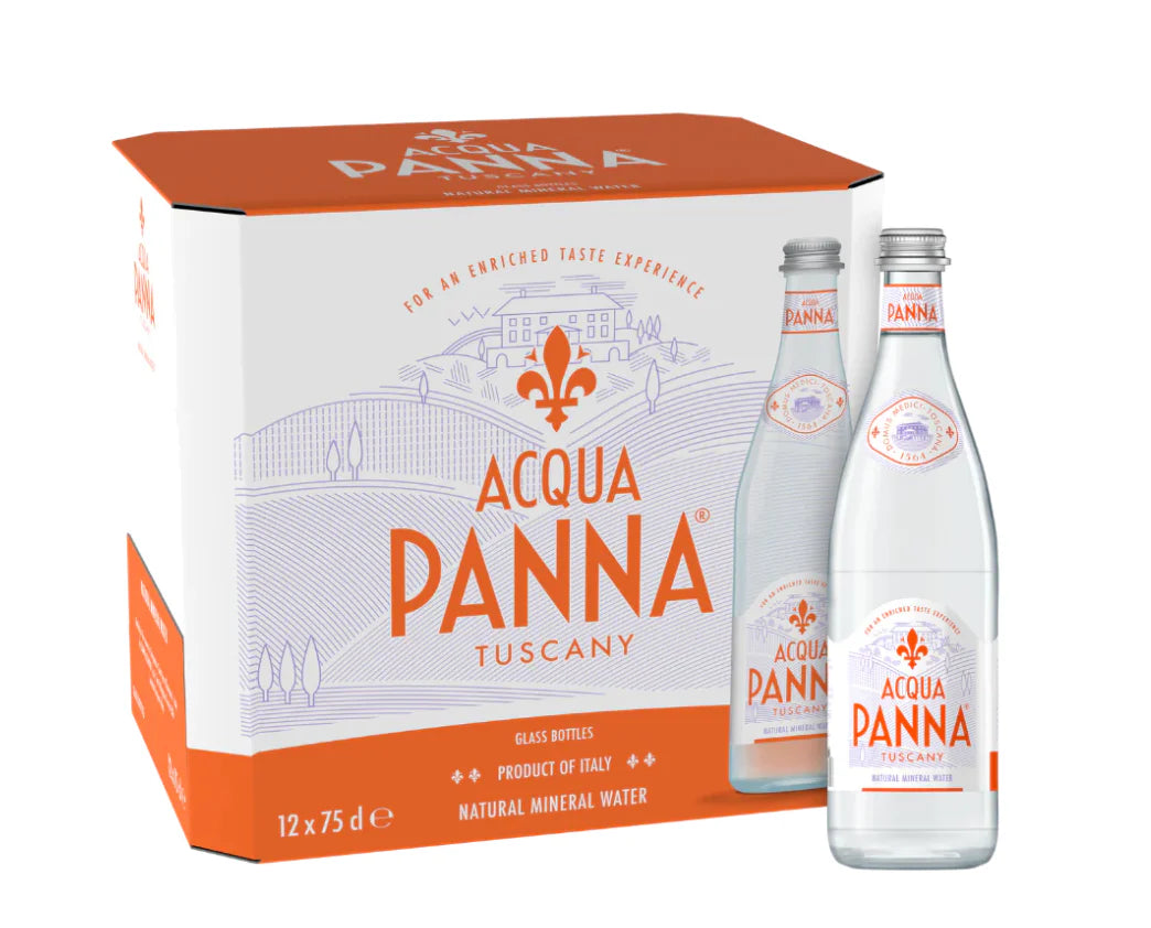 Water - 750ml X 12 box Glass bottle