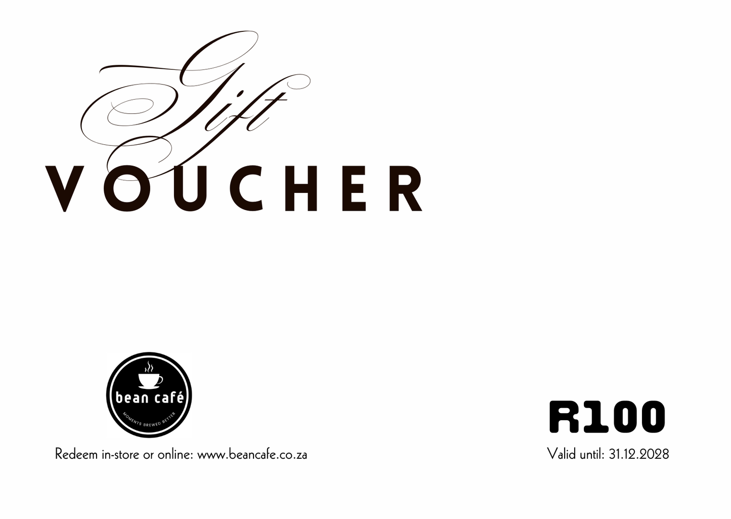 Bean Café Gift Card