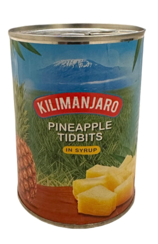 Kilimanjaro Pineapple Pieces/Tidbits in Light Syrup (24s)