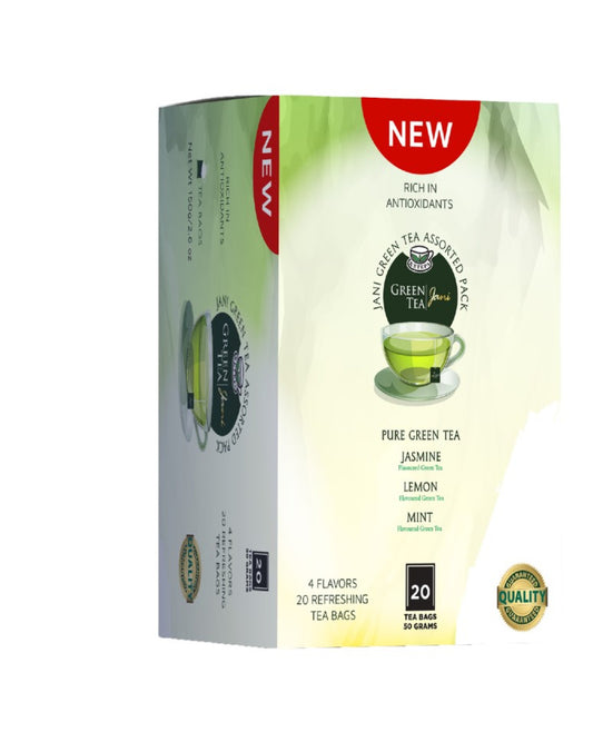 Jani Green Tea – Assorted Combo - 20Pcs